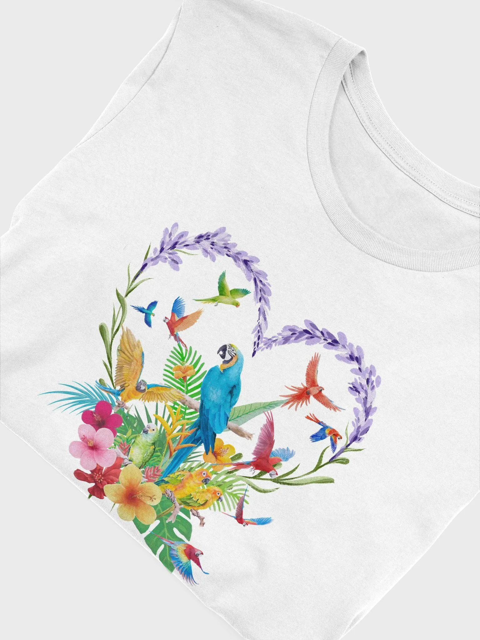 Parrot Bird Love - Unisex T-shirt Bella Canvas 3001 product image (30)