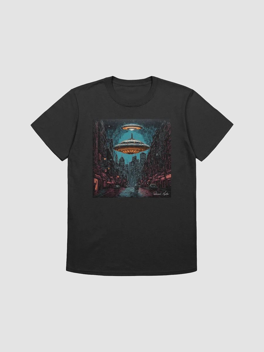 Cityscape Saucer Unisex Tee product image (2)