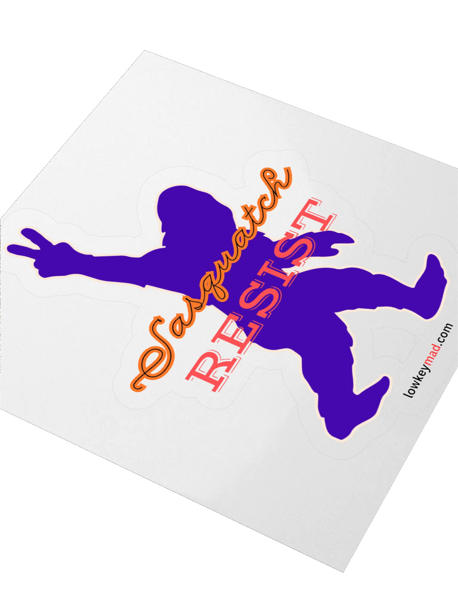Sasquatch Peace to Resist Sticker product image (5)