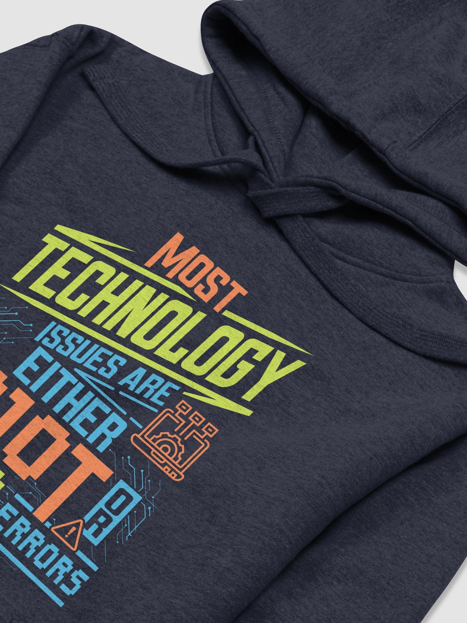 ID10T or ESO Tech Hoodie product image (2)