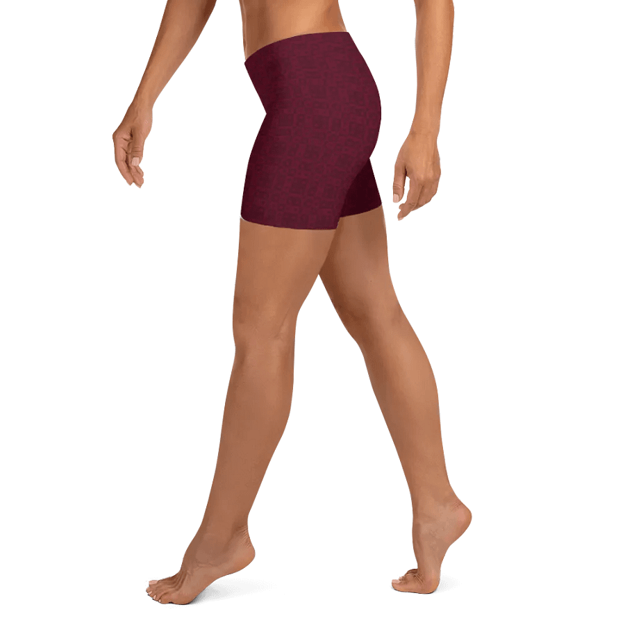 Yoga Shorts in Burgundy product image (4)
