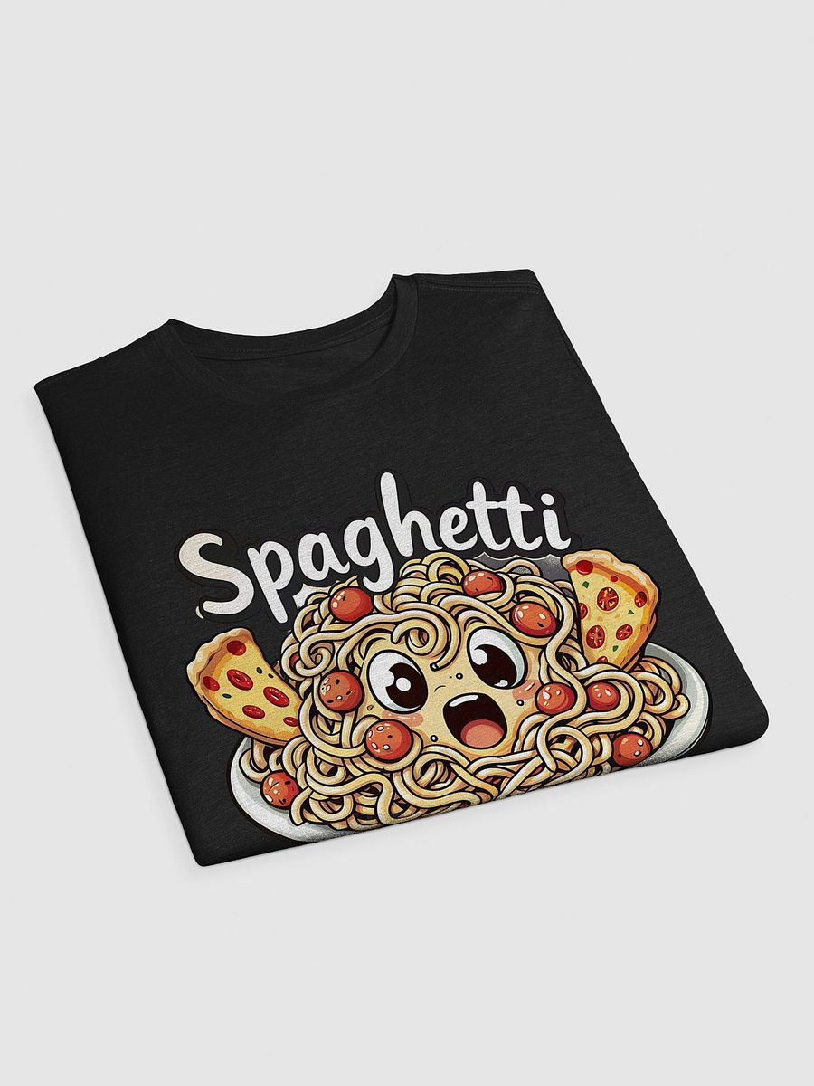 Quirky Spaghetti Face T-Shirt – Supersoft Funny Food Tee for Artistic Adults & Teens product image (6)