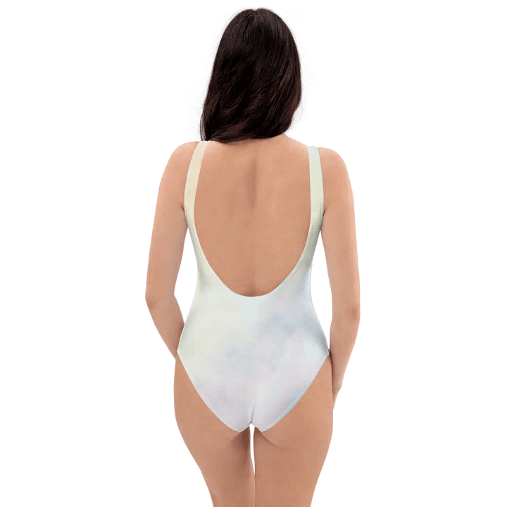 Blur Cloud Rainbow Design one piece Swimsuit - V1 product image (1)