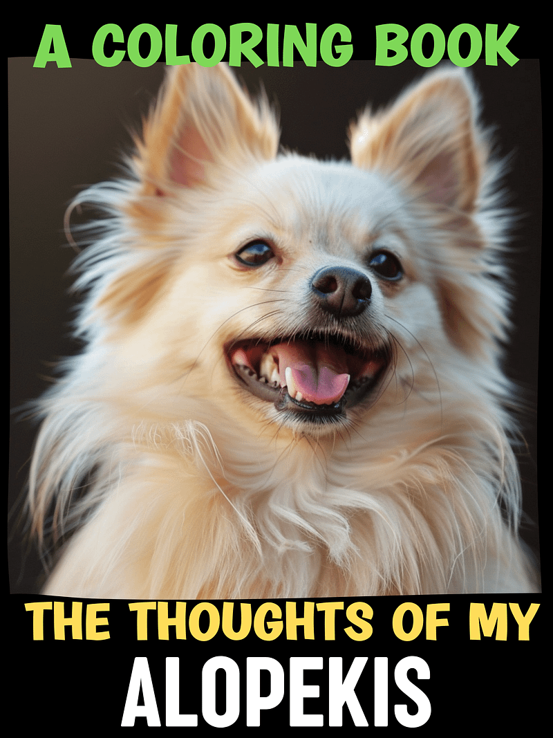 The Thoughts of My Alopekis: A Coloring Book