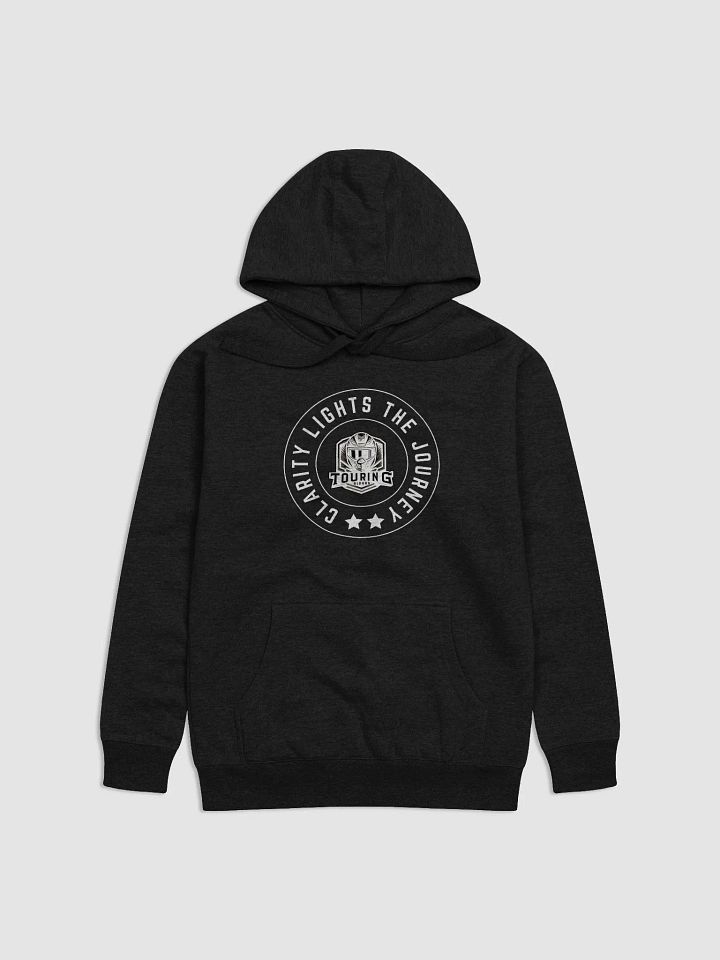 Touring Riders Helmet Logo Hoodie | Clarity lights the journey product image (1)