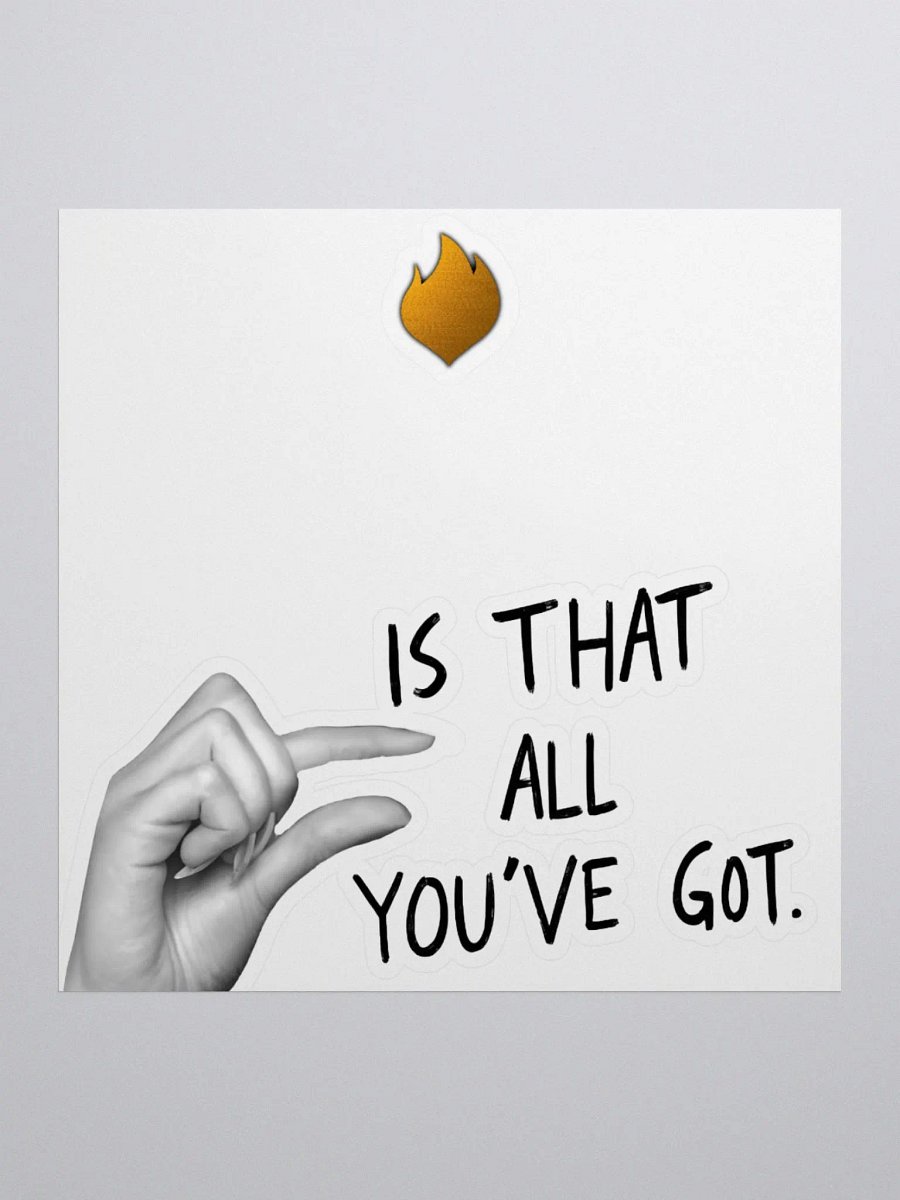 Flaming Gesture Kiss Cut Stickers product image (3)