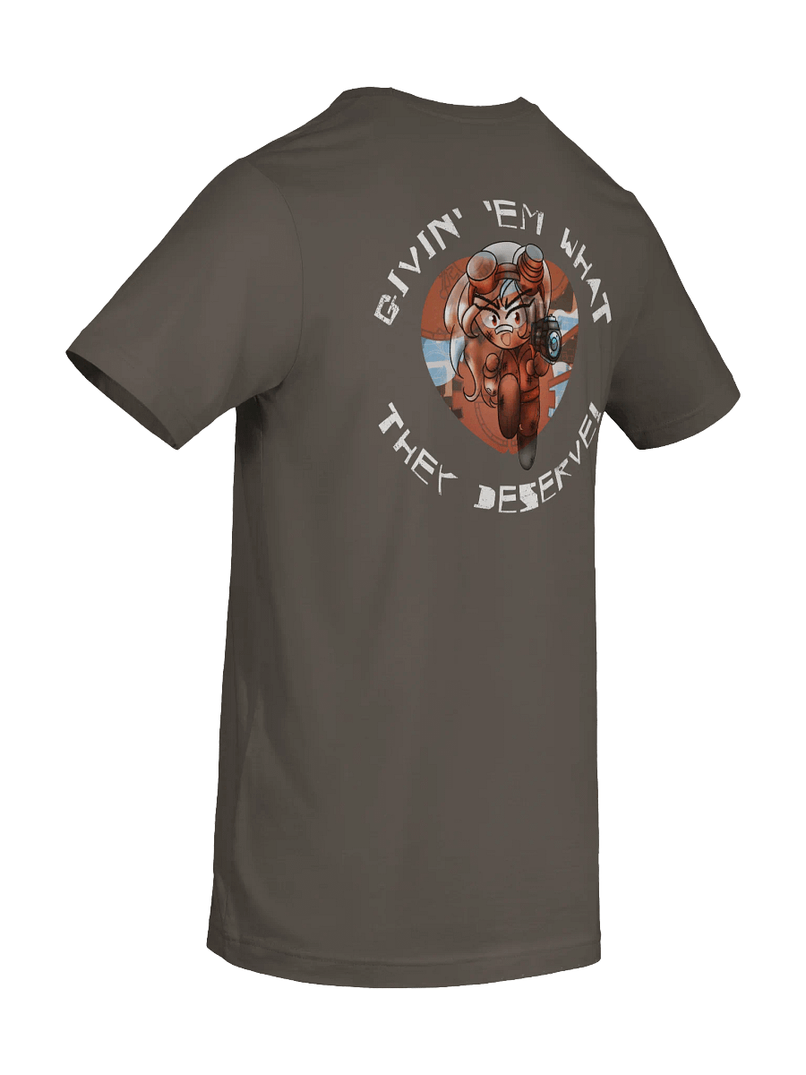 "GIVIN' 'EM WHAT THEY DESERVE!" Chibi Noure Tee product image (66)