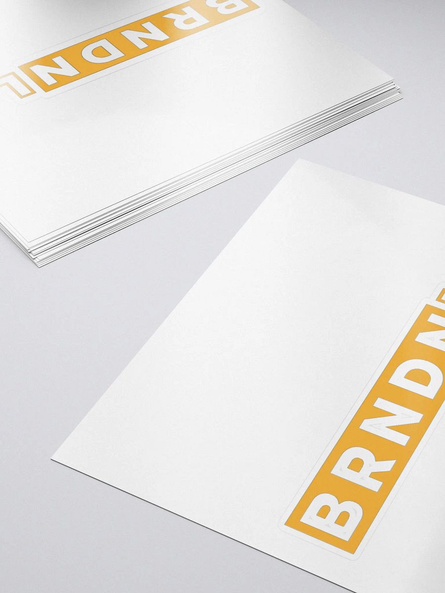 Brndnlx - Yellow Logo Sticker product image (5)