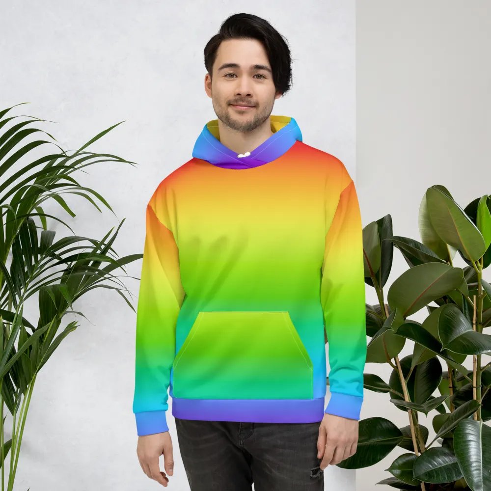 Rainbow Recycled Unisex Hoodie product image (4)