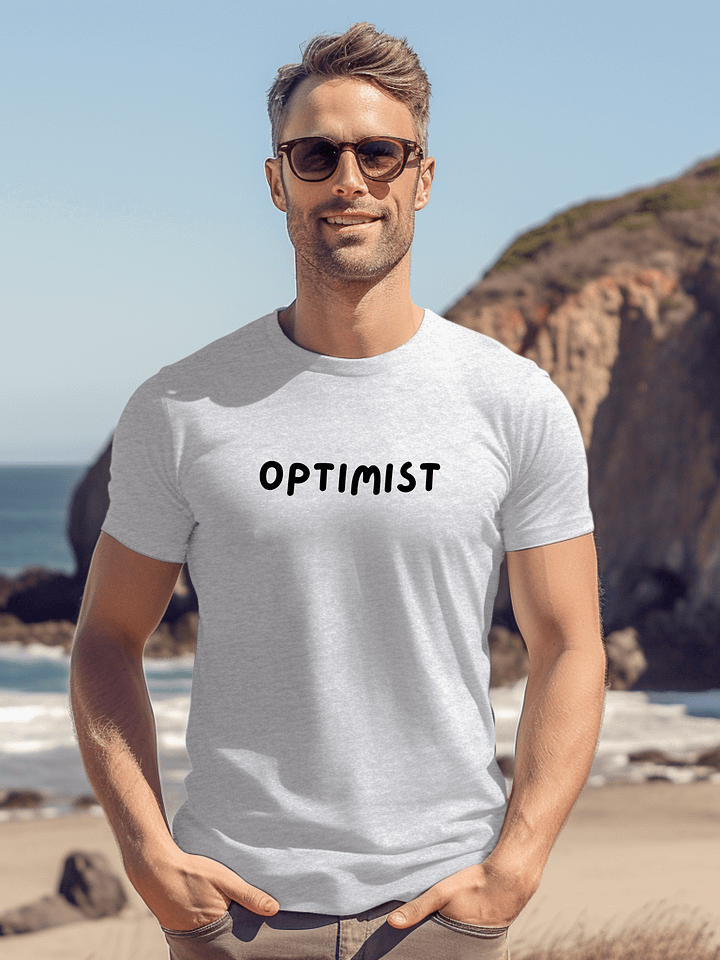 “OPTIMIST” Upbeat Unisex T-Shirt product image (1)