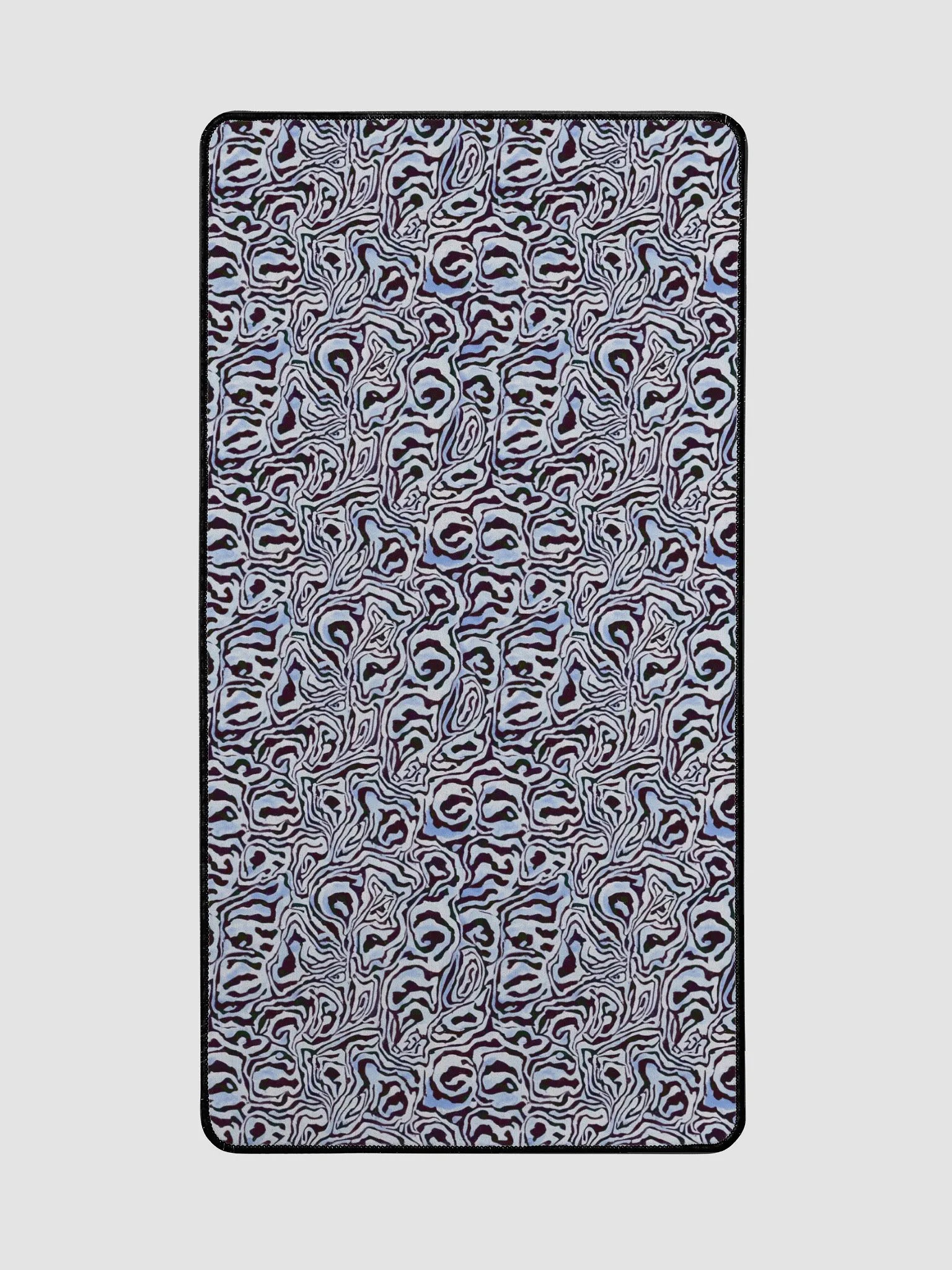 Blue Black Snake Pattern Desk Mat product image (2)