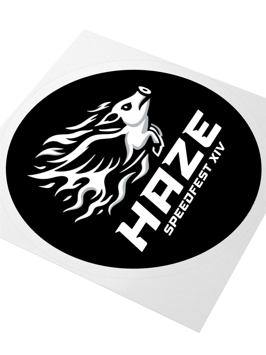 Haze Original Logo Circle Sticker product image (8)