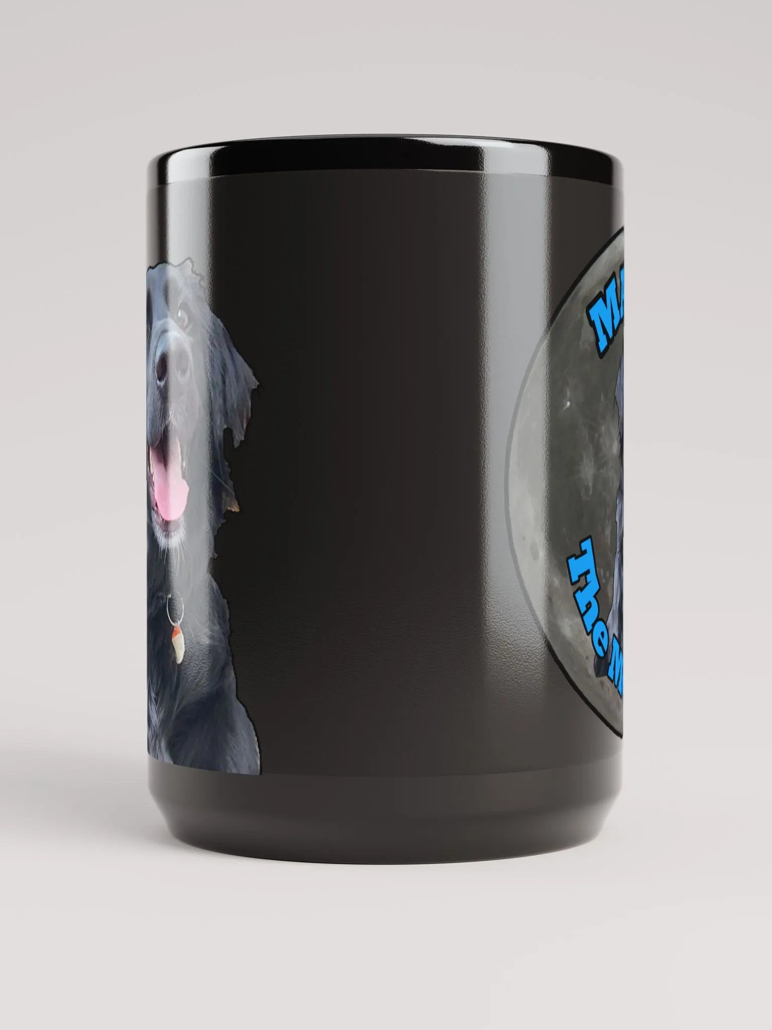 MABEL The Moon Bear Black Glossy Mug 15oz product image (5)