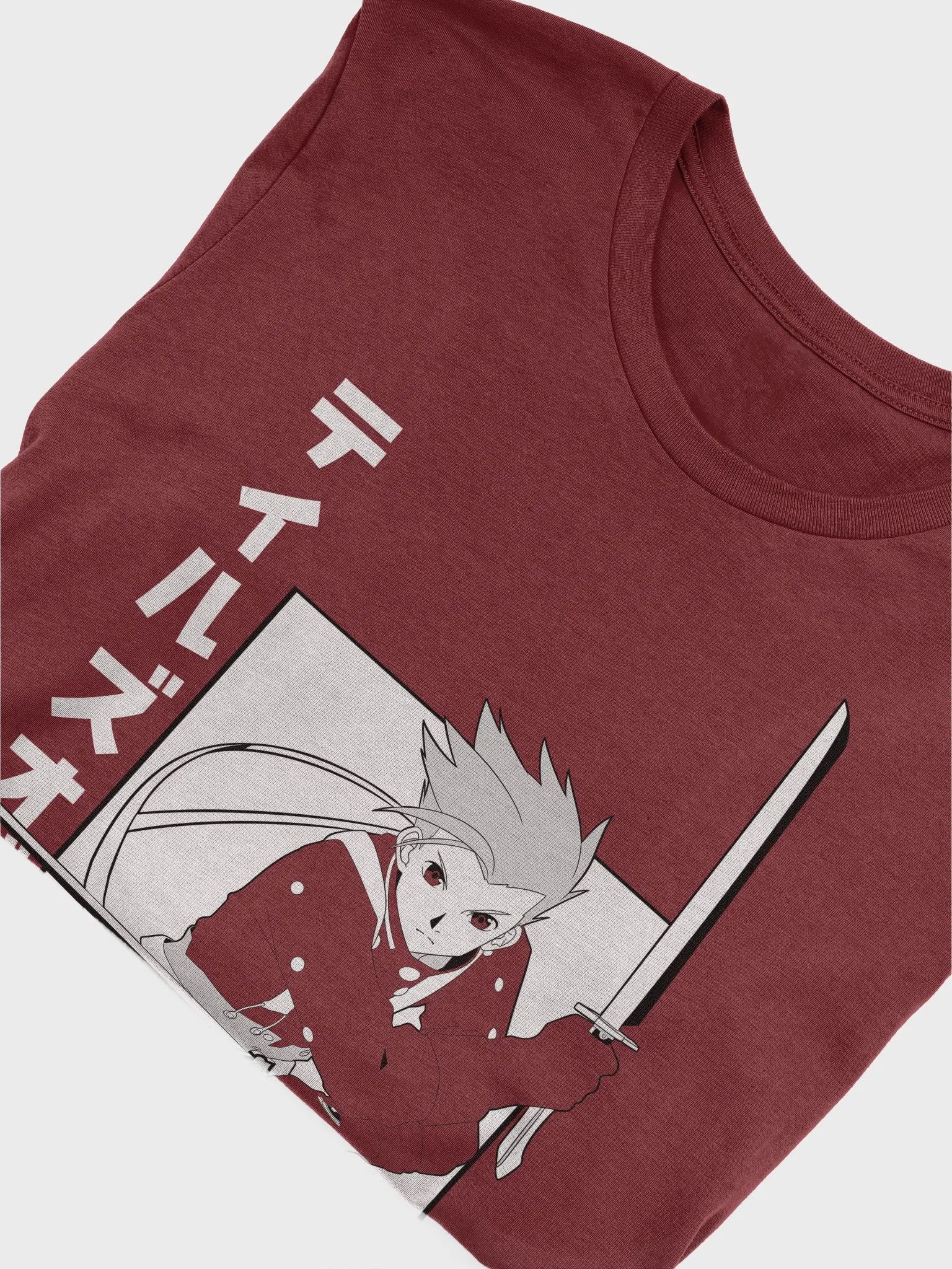 Lloyd (Alt) Supersoft T-shirt (Crimson, Black) product image (7)