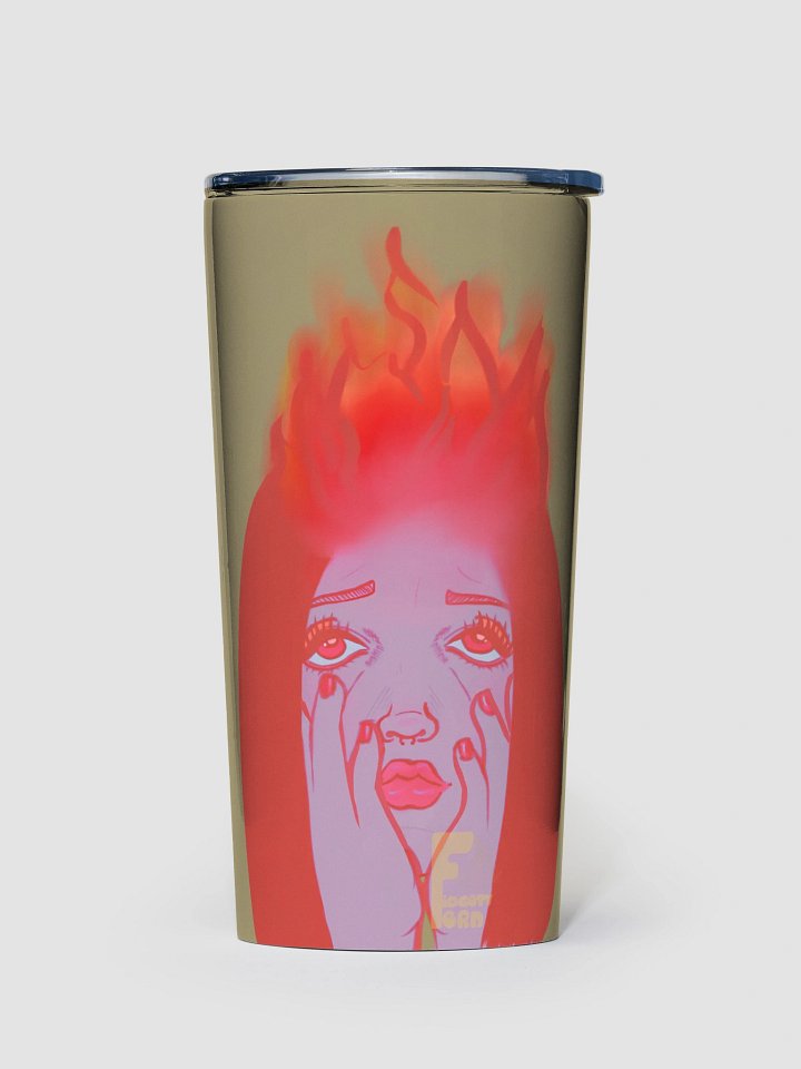 "Up in Flames" Stainless Steel Tumbler product image (1)