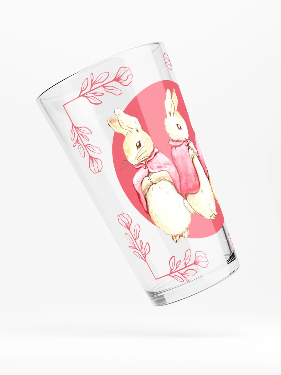Rabbit Red Cloak Watercolor Pint Glass product image (4)