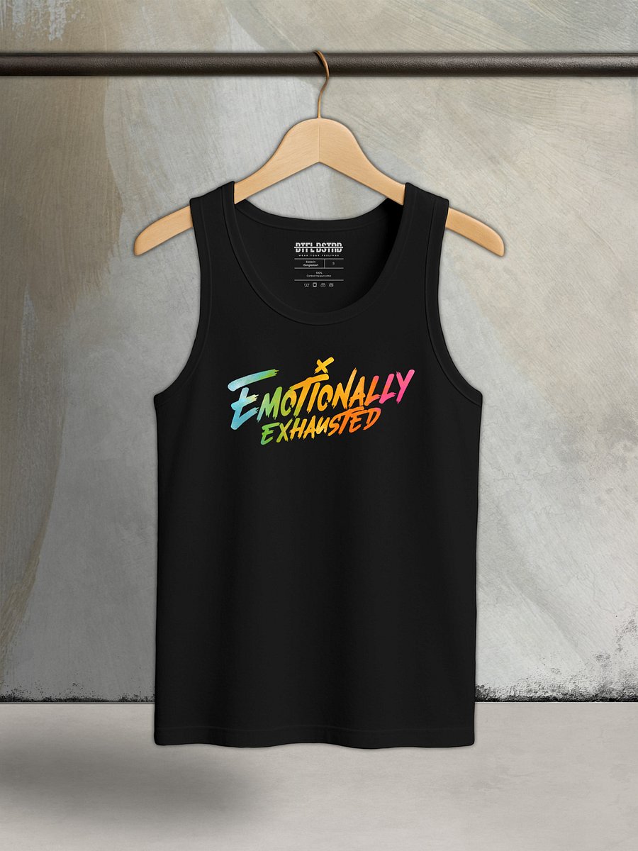 Emotionally Exhausted OG TieDye (Large) - Summer Tank Top product image (1)