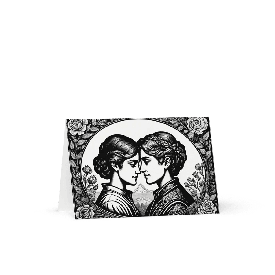 Lesbe Valentines, Rosy Love Card product image (1)