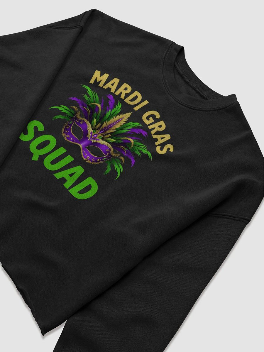 Mardi Gras Squad Crop Sweatshirt product image (5)