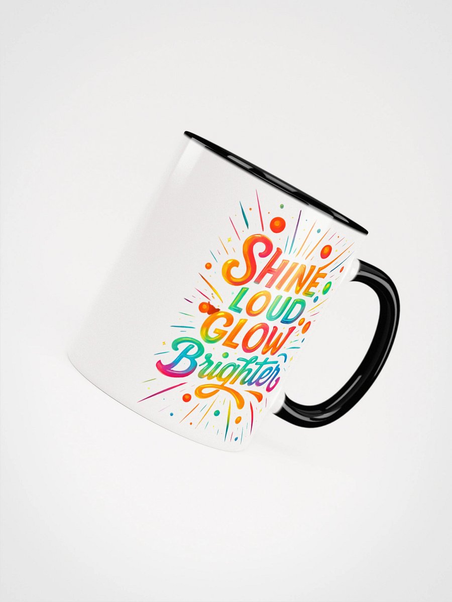 Shine Loud Glow Brighter – Bold Color Gradient Mug product image (50)