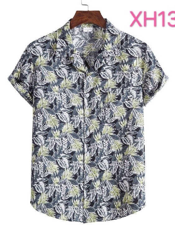 Hawaiian Beach Style Shirt Men's Casual Beach Suit Collar Short Sleeve product image (8)