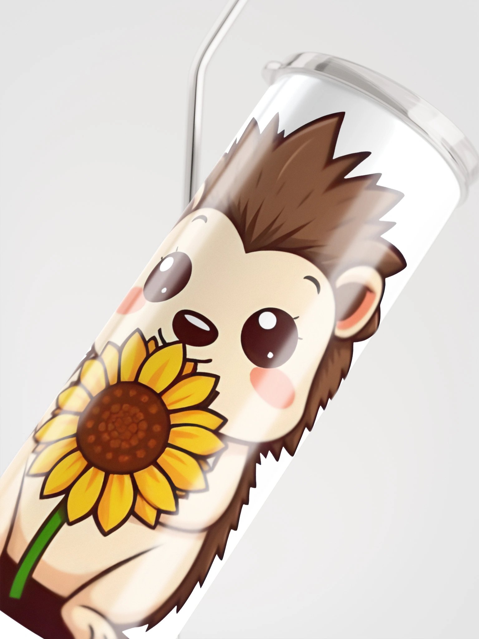 Sunflower Hedgehog Stainless Steel Tumbler product image (4)
