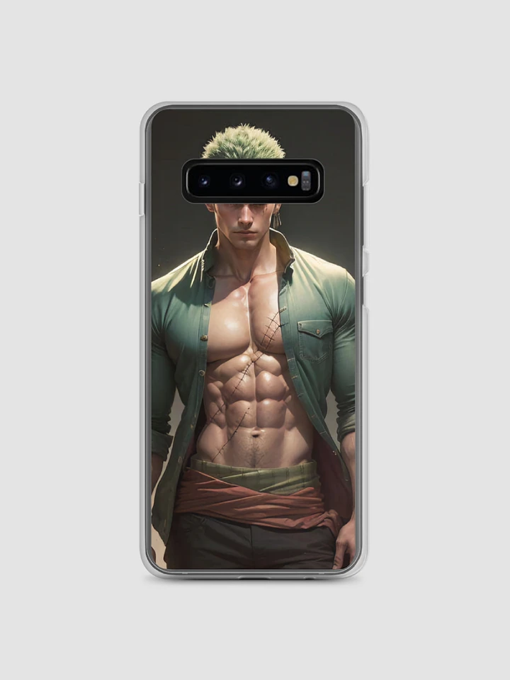 Zoro One Piece Version B Inspired Samsung Galaxy Phone Case - Fits S10 to S24 Series - Swordsman Design, Durable Protection product image (2)
