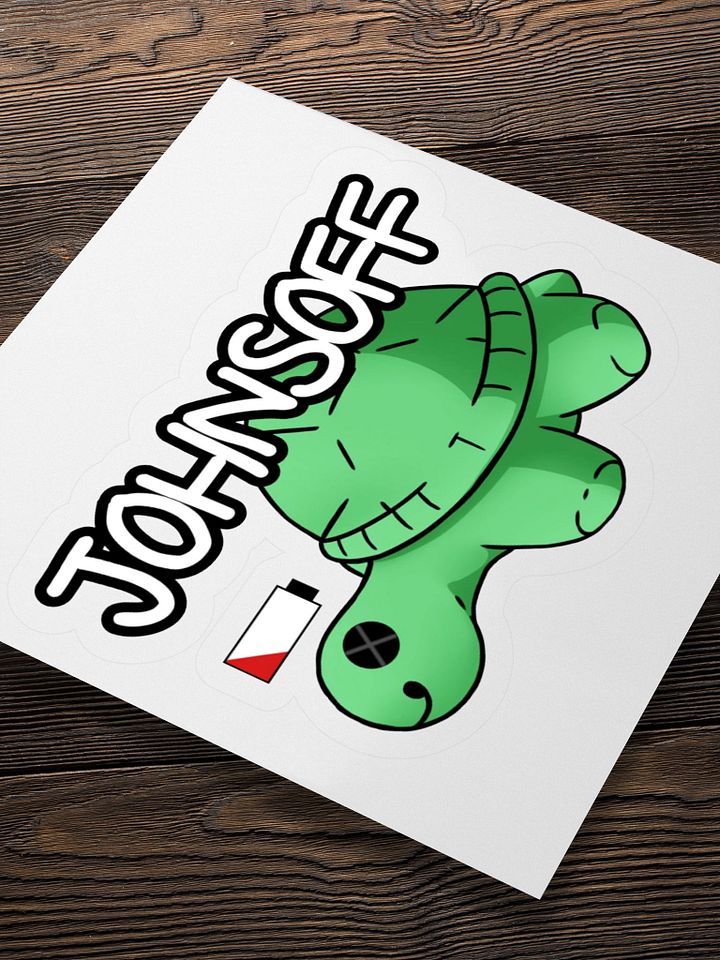 Sticker Johnson fatigué product image (1)