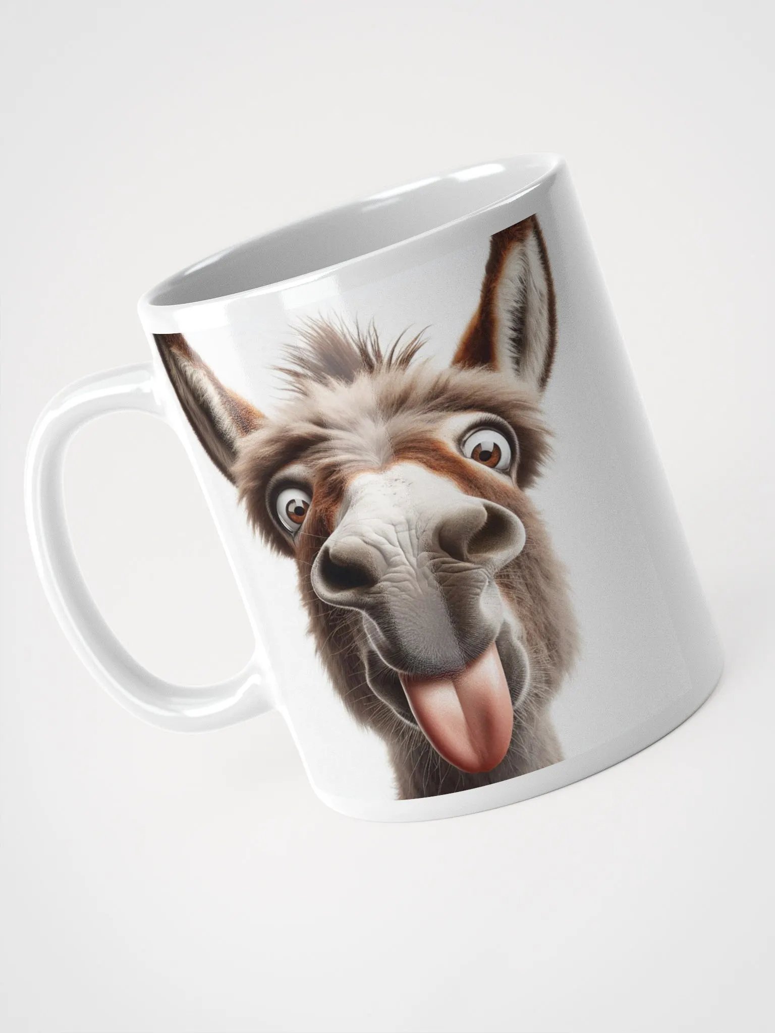 Hilarious Rude Donkey #Humorous Mug - White product image (3)