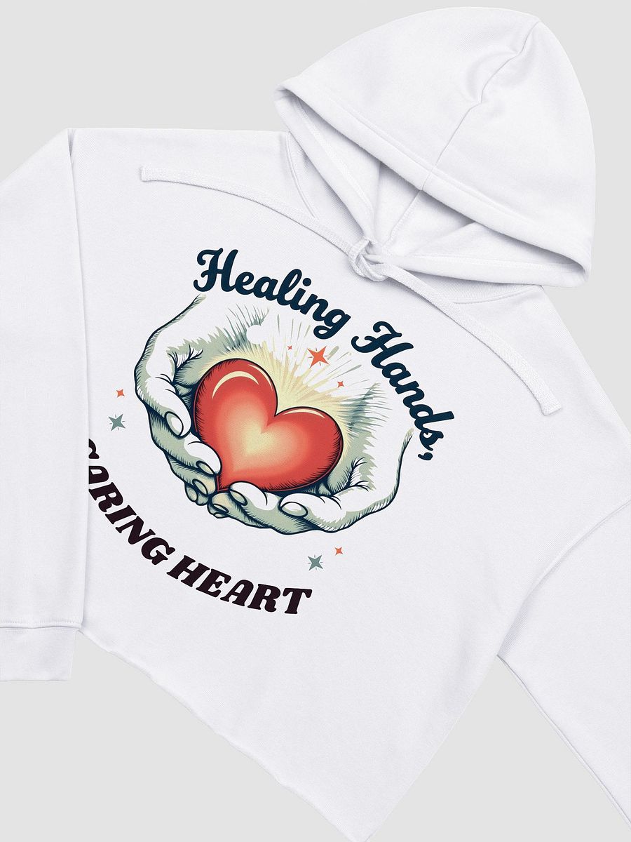 Healing Hands - Caring Heart Crop Hoodie product image (9)
