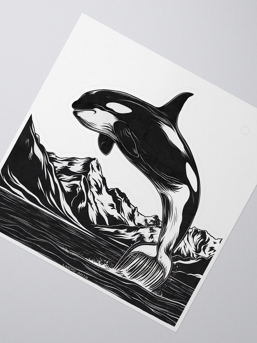 Strait of Juan de Fuca Sea Panda Vinyl Sticker. product image (5)