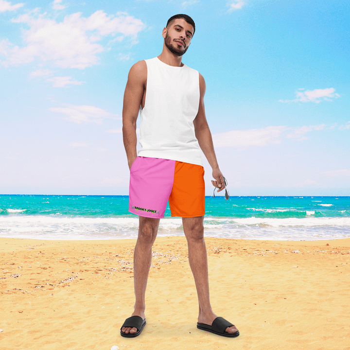 SPOOKY JOOCE Swim Trunkz - Light Pink/Orange product image (1)