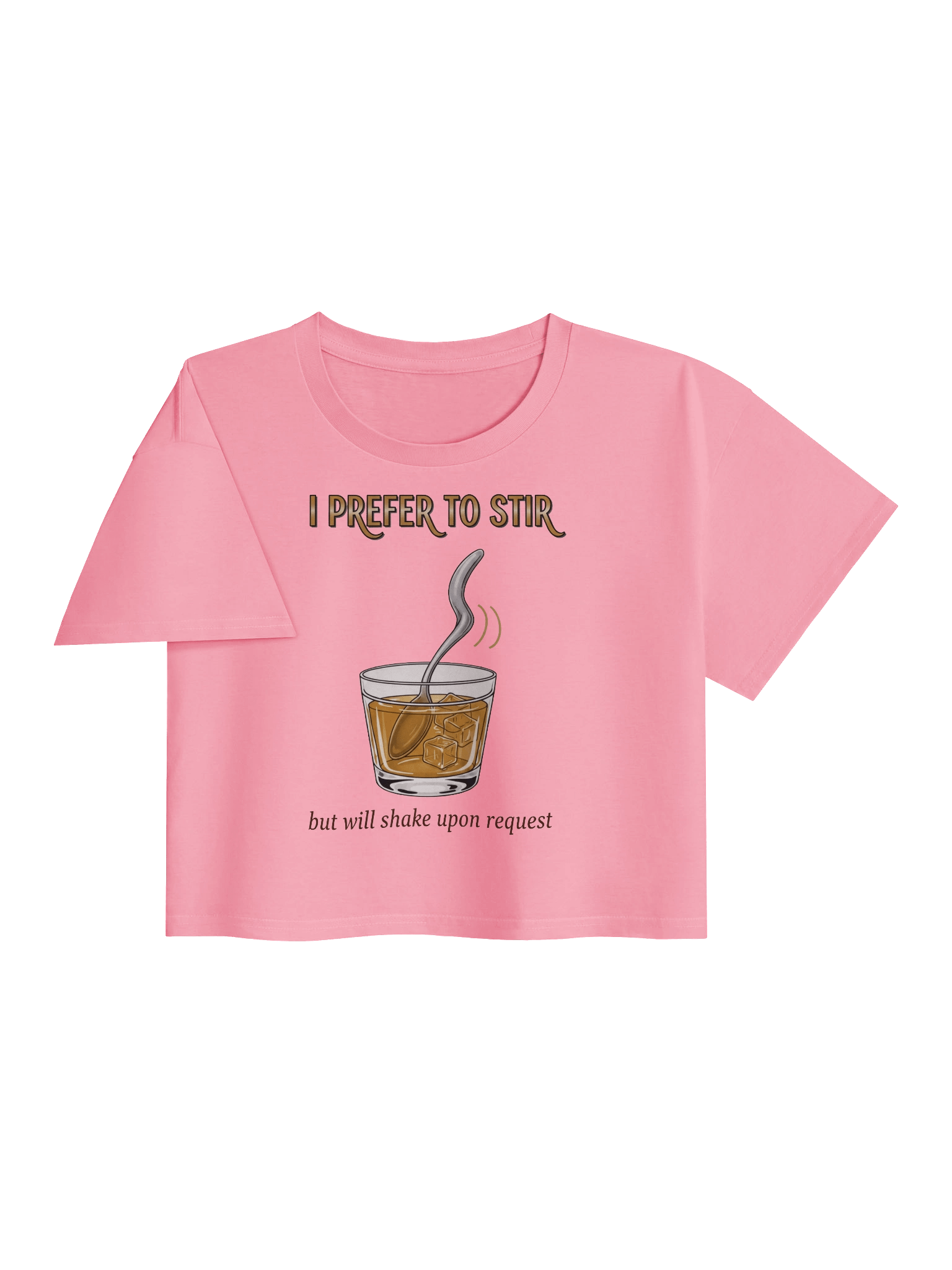 “I Prefer to Stir, But Will Shake Upon Request” – Saucy Spoon Crop Top product image (3)