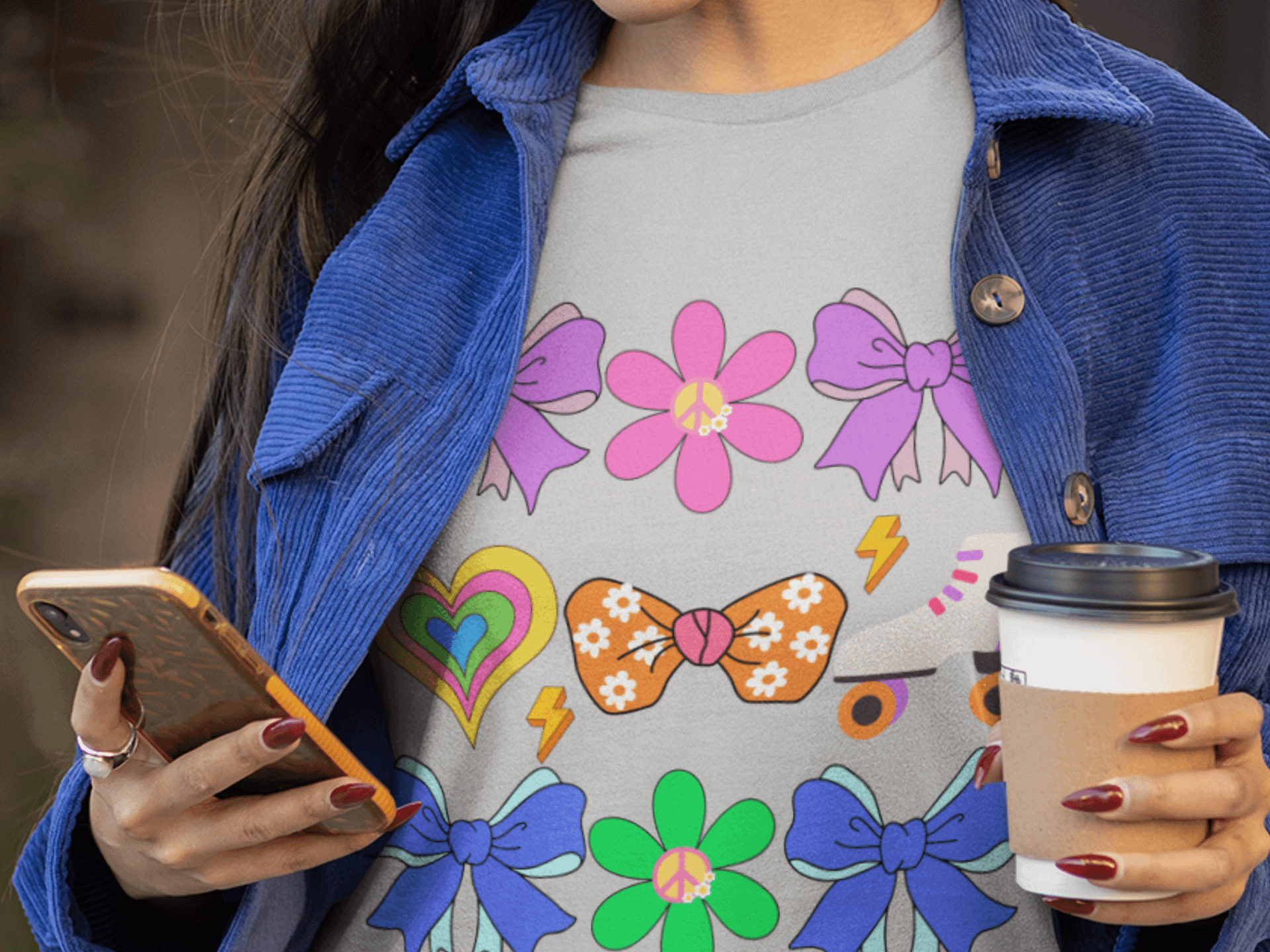 Colorful Iconic retro 90s Streetwear T-Shirt product image (19)