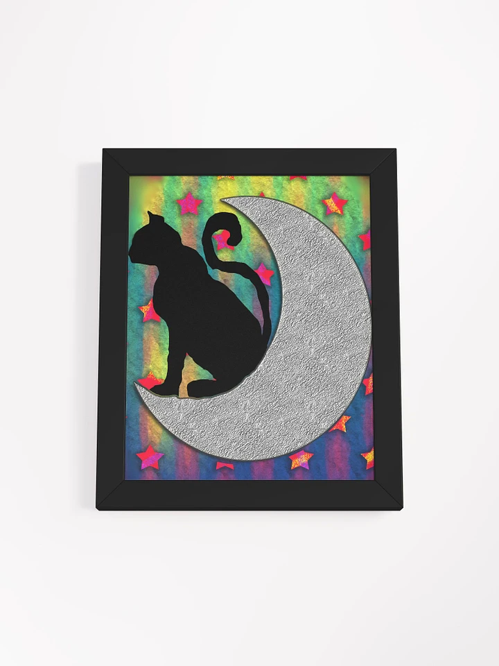 Cat On The Moon Framed Poster product image (3)