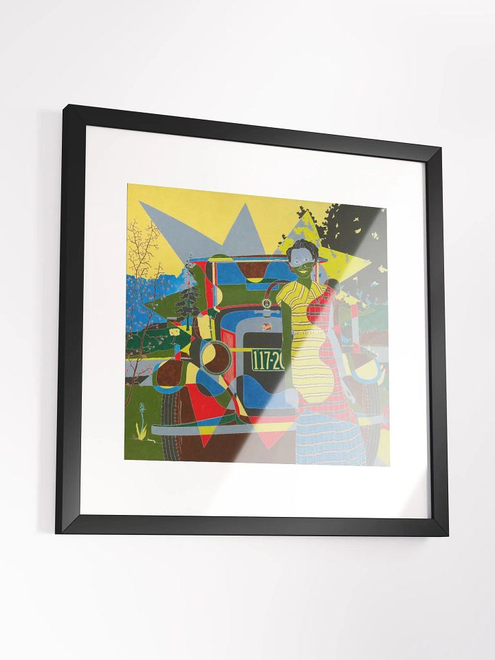 Peggy's Buick Print Framed product image (2)