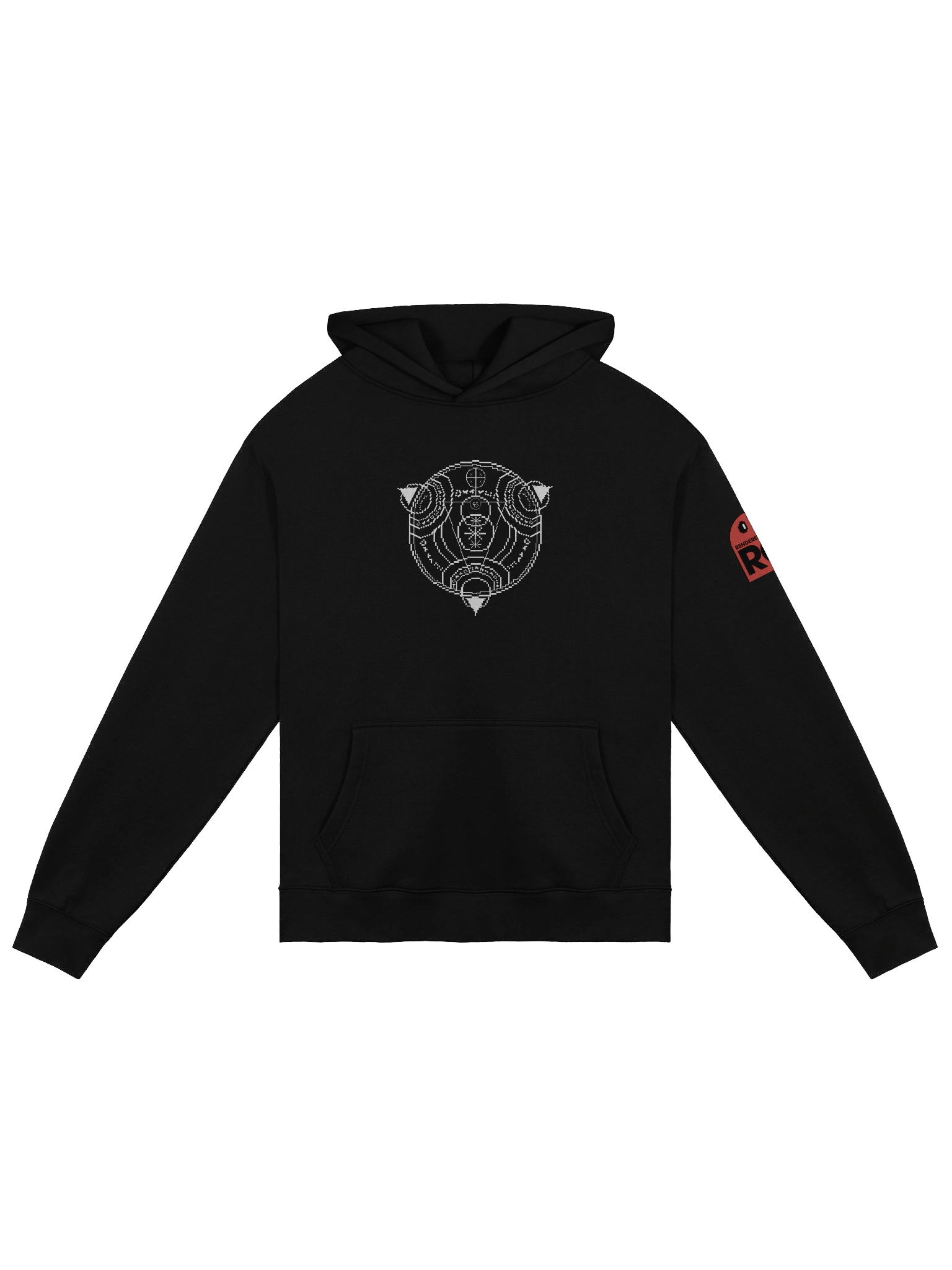 Vertigo Radio Live Logo Only Hoodie: Pixel Edition product image (3)