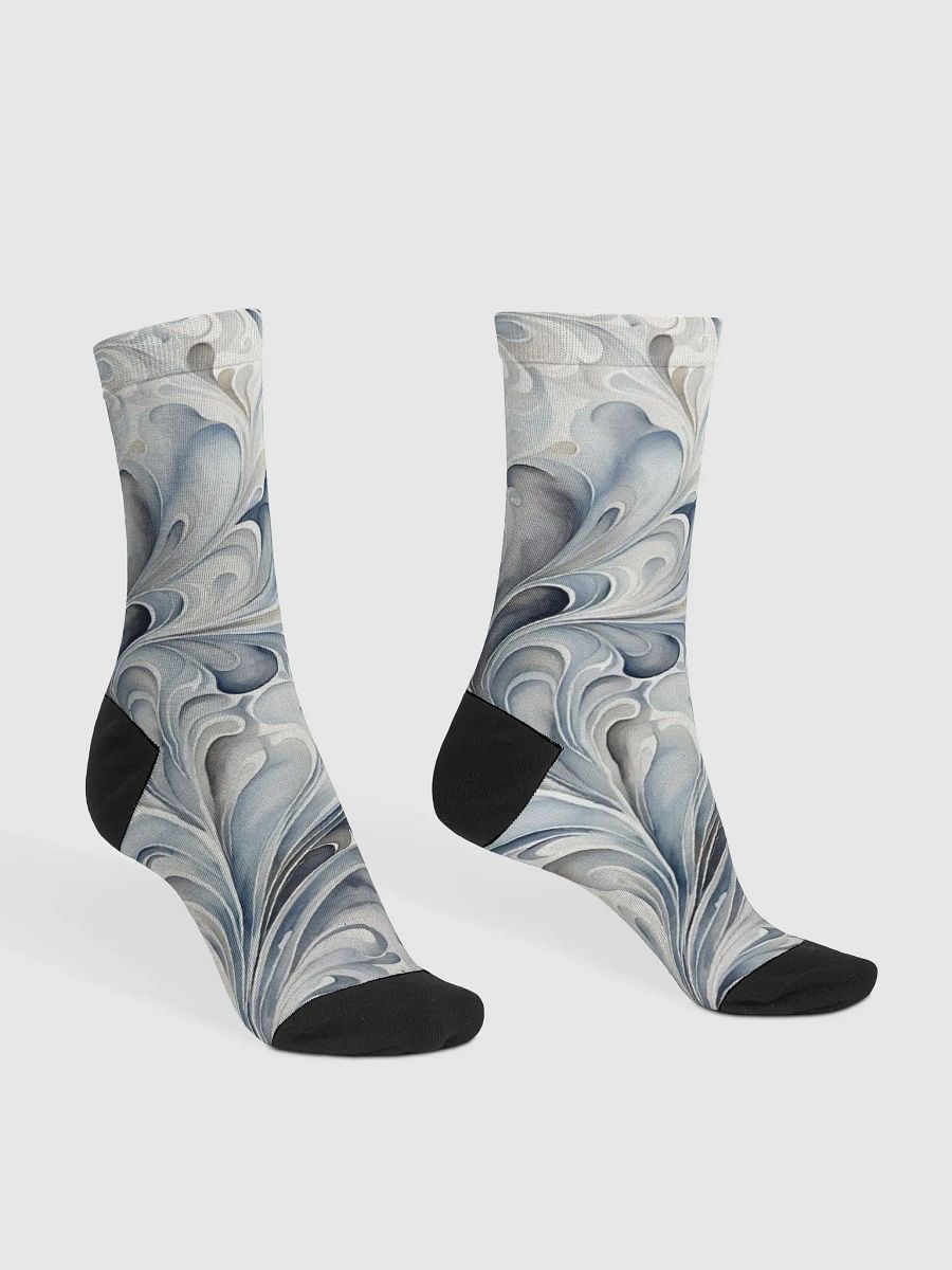 Gray Fractals Socks product image (3)