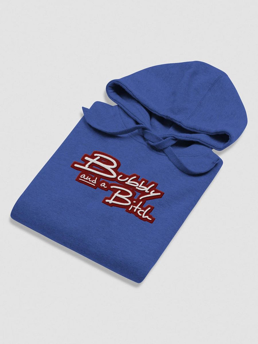 Bubbly and a B*tch (maroon bubble design 2) embroidered heavyweight hoodie product image (44)