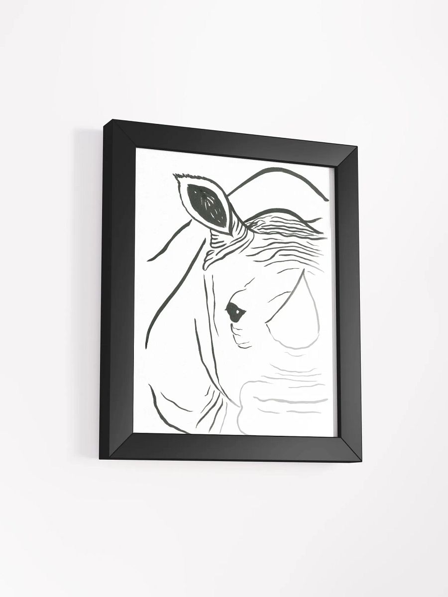 Face Of A Rhino Framed Print product image (4)