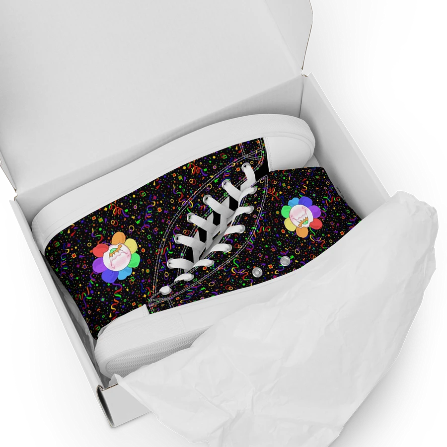 Black Arcade and White Flower Sneakers product image (8)