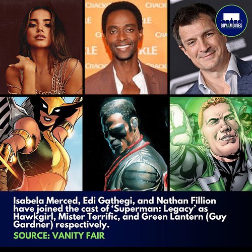 #movie #news #movienews #dc #dcu #dccomics #supermanlegacy #superman #isabelamerced #edigathegi #nathanfillion #hawkgirl #mis...