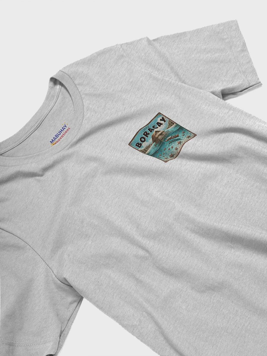 Little Boracay Tee, Logo Left Breast, Large Logo back, Floating Cottage Balsa and Filipino Boat Bangka with Starfish, Calatagan Batangas product image (31)