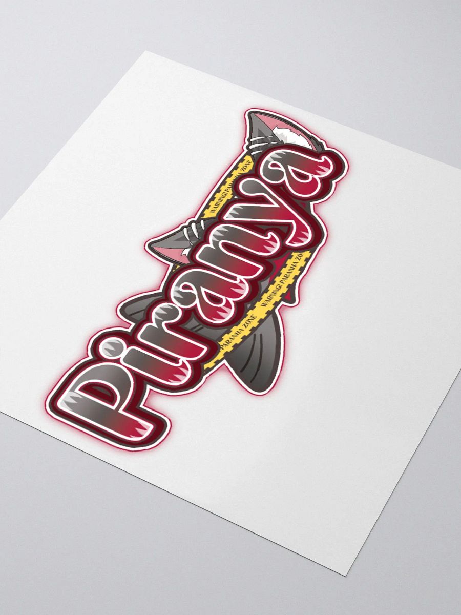 Piranya Logo Sticker product image (3)