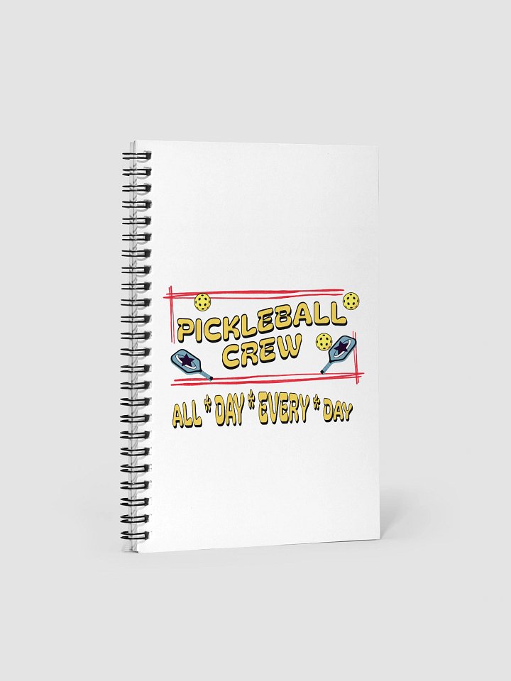 Pickleball Crew All Day Every Day Spiral Notebook product image (2)