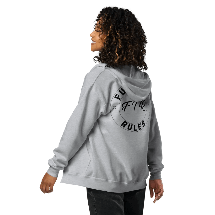 FTR Black- Zip-up Hoodie product image (8)
