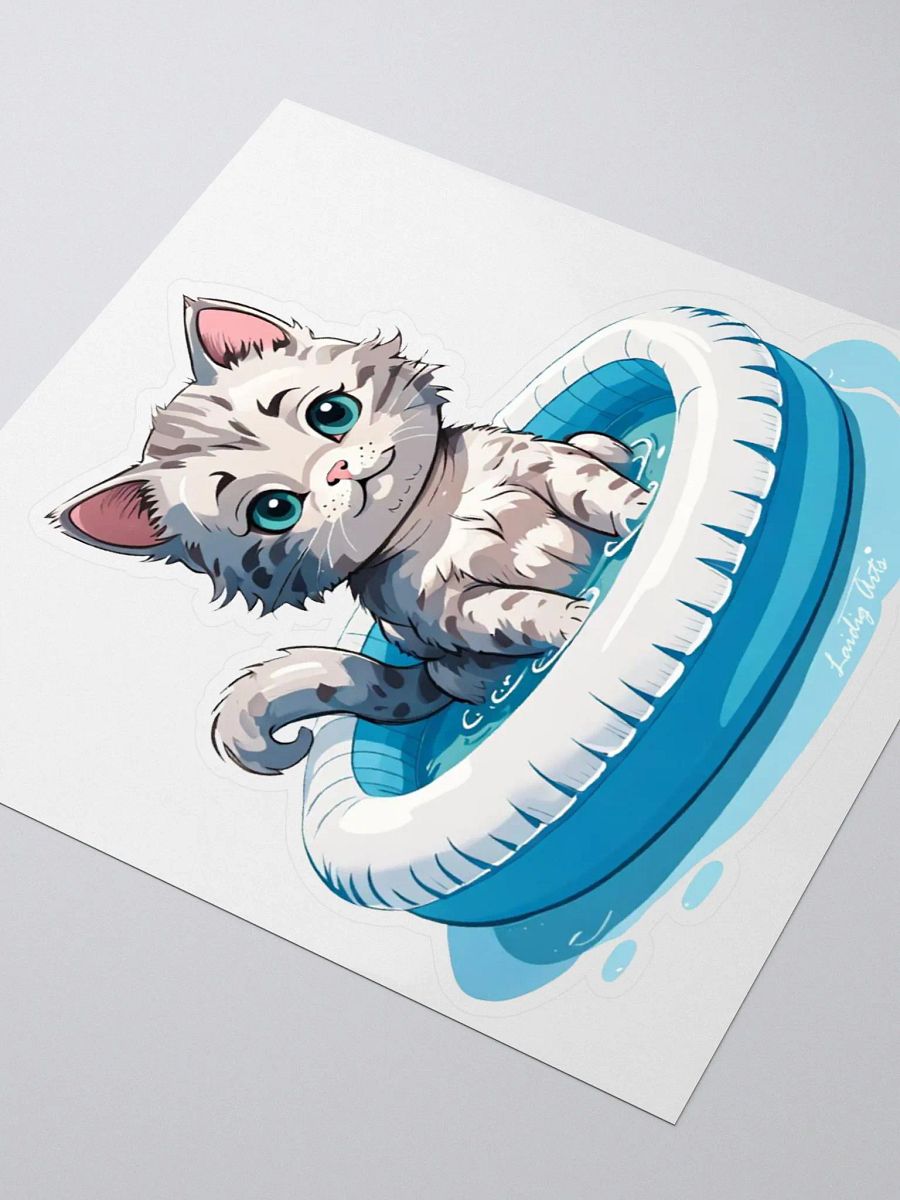 Wet Kitty Vinyl Sticker product image (7)