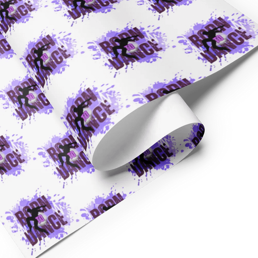 Born To Dance His Silhouette Wrapping Paper Set product image (7)