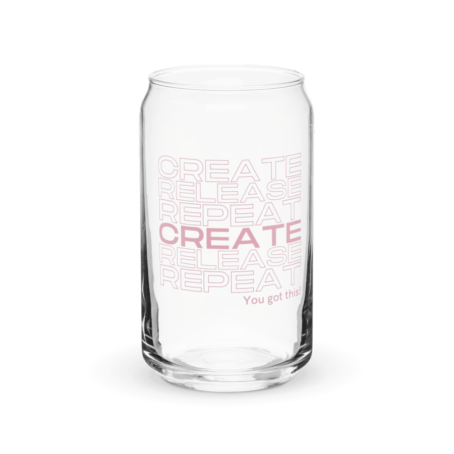Pink Motivation Can Glass product image (1)