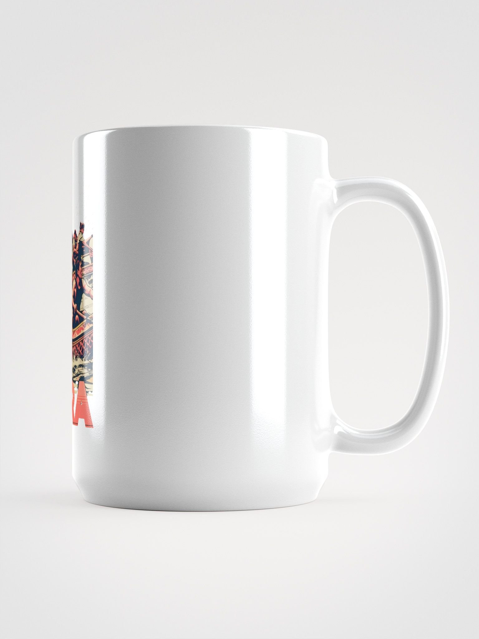 Energetic Dragon Boat Race | Aura Art Print Mug product image (1)